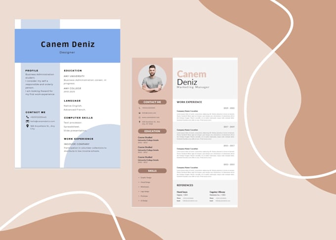 Design simple and professional - Design Professional And Eye Catchy Resume Or Cv In 24 Hours 