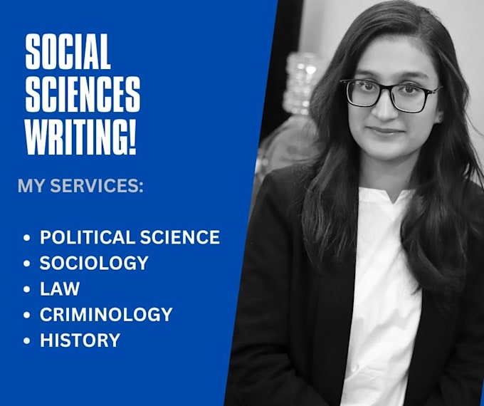 write quality social sciences articles, essays, papers