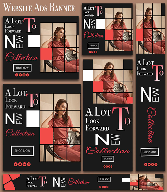 design creative google ad banner for digital branding