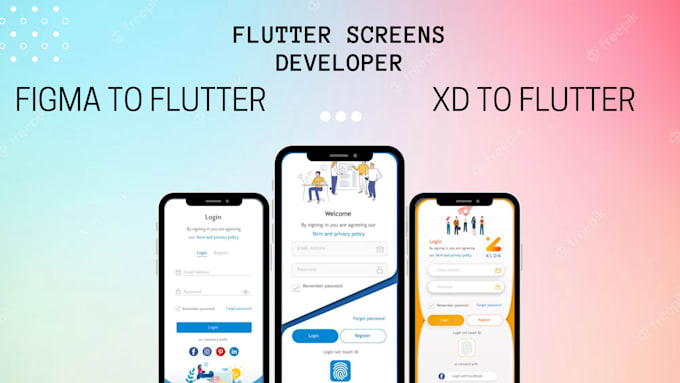 Code and convert ui designs to flutter apps by Talhaamir927 | Fiverr