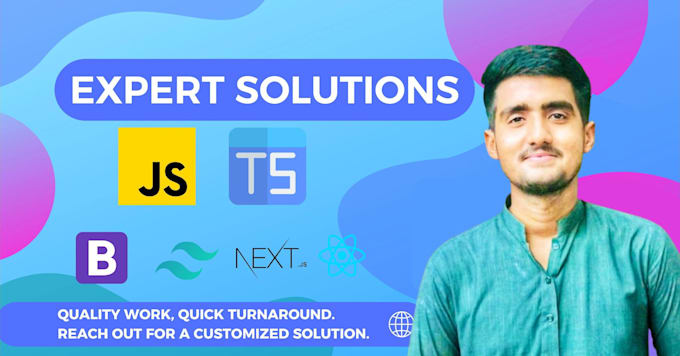 be your expert full stack developer react nextjs nodejs typescript