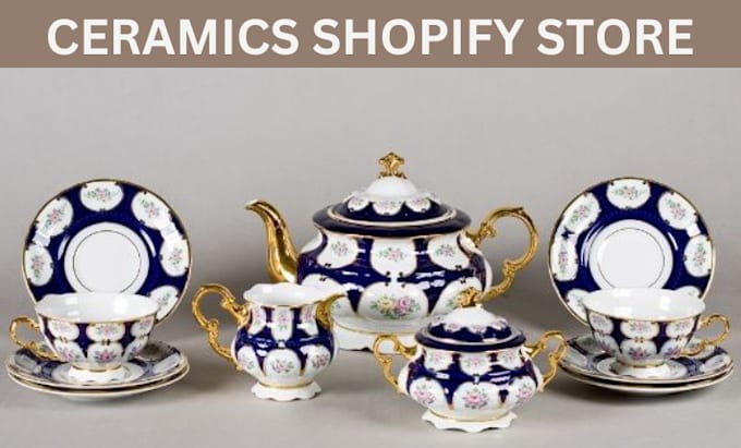 design profitable ceramics shopify pottery website tiles shop vessel store