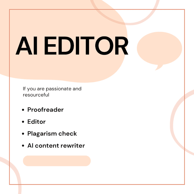 proofread and copy edit your blog post or article