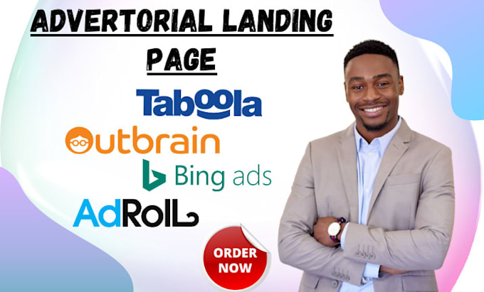 Create advertorial landing page for outbrain taboola adroll native ads