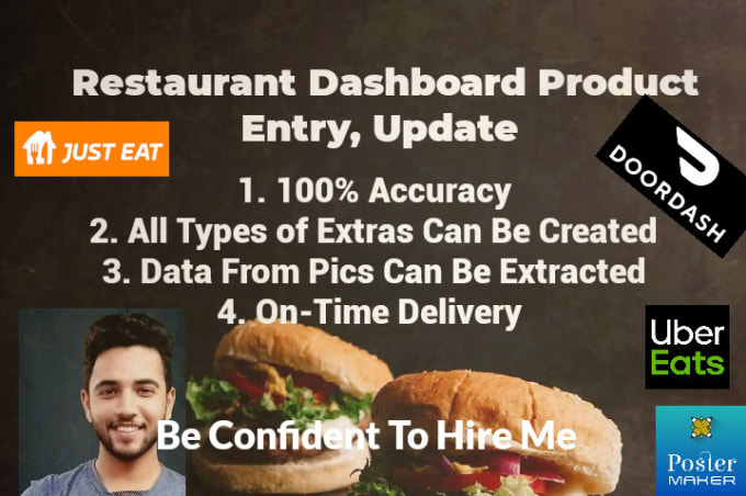 do restaurant menu entry on uber eats, doordash, deliveroo, glovo