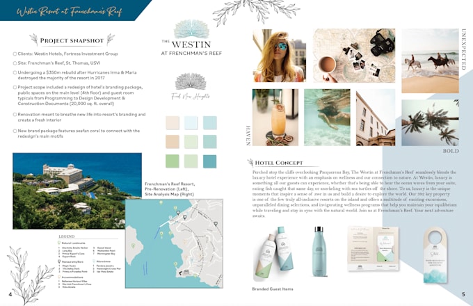 review your interior design portfolio