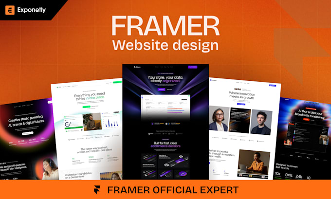 build framer website, framer landing page, or convert figma to framer