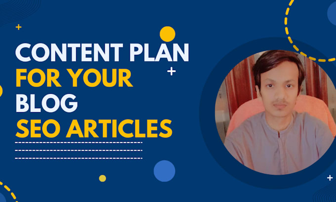 create a content plan for your blog with SEO articles