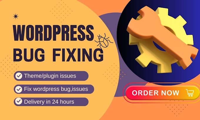 fix wordpress errors,404 error,critical error,fatal error,bugs and issues