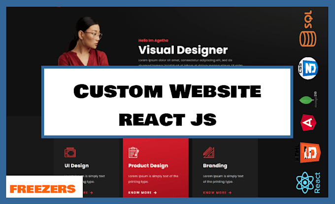Build custom responsive beautiful website using html css javascript by ...