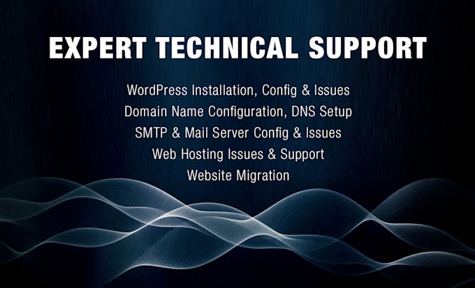 help with domain, hosting, email or SMTP issues, dns config, SSL, tech support