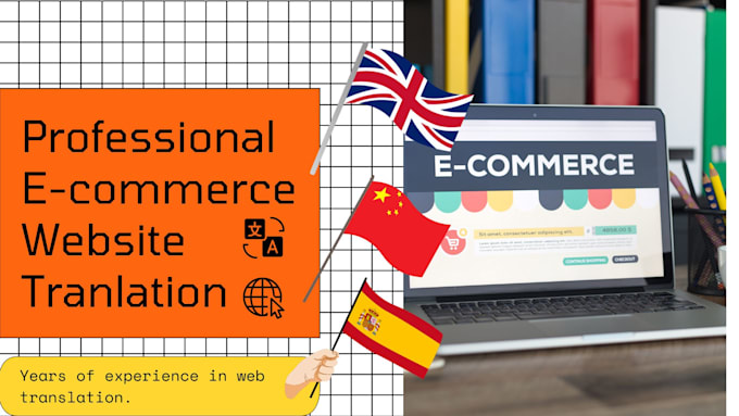 translate any type of websites to chinese, english,spanish