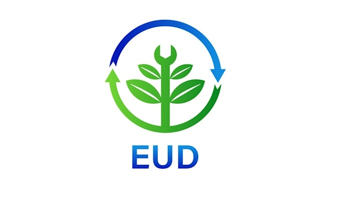 do green, natural, eco, harbal logo with unlimited satisfaction