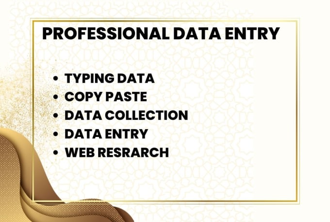 Do typing data, copy paste, microsoft office by Nibrit1 | Fiverr