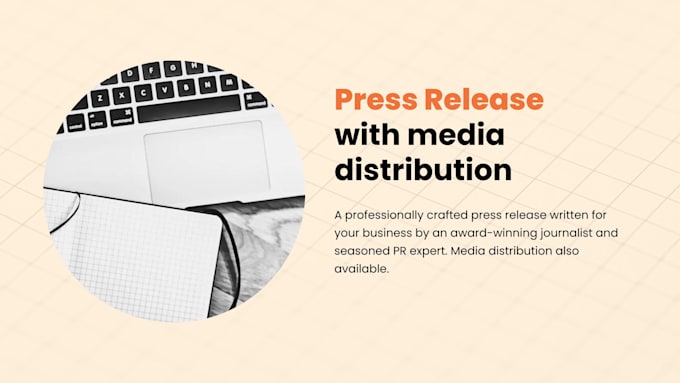 write a PR and distribute to relevant journalists