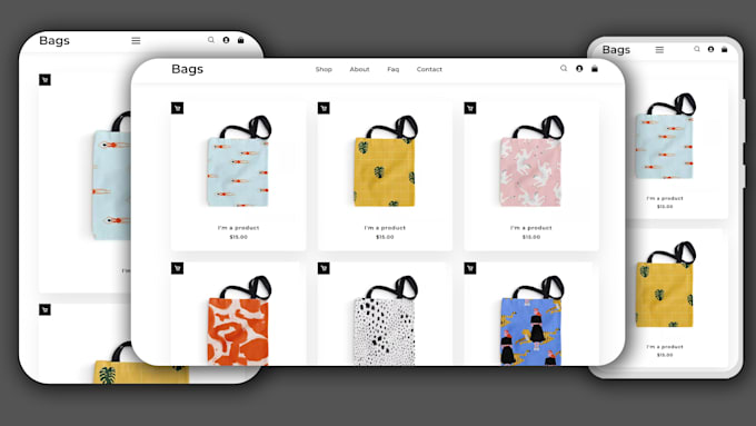 Provide responsive ecommerce website using html and css by Shiekhali139 ...