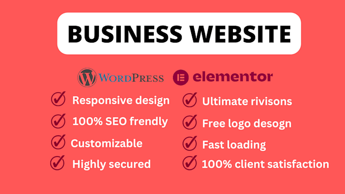 create business website, blog and portfolio website