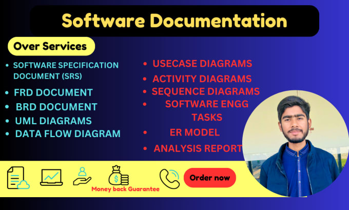 Do Srs Documentation For System Analyst Uml Diagrams Dfd Diagrams By Ranahamza273 Fiverr 9588