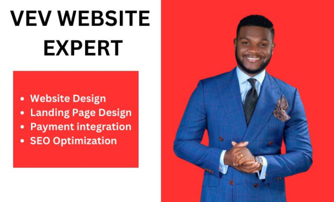 Design amazing vex website responsive vev website by Precious oye