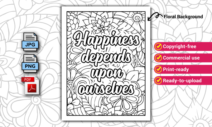 Motivational Quote Coloring Pages For Adults