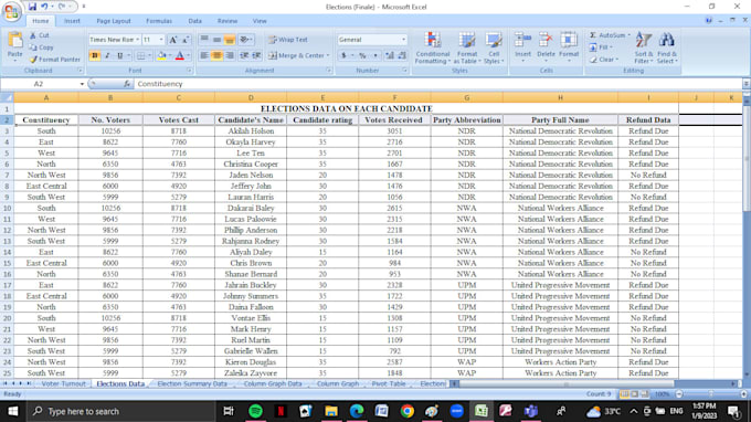 Enter your data and design ms excel or access by Zforzoey | Fiverr