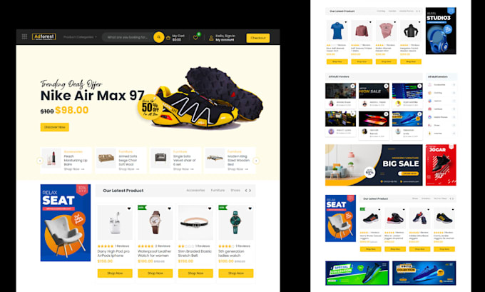 design a wordpress classified ads website with unique features