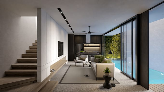 render an interior space