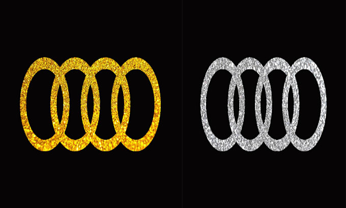 design creative 3d gold or silver logo
