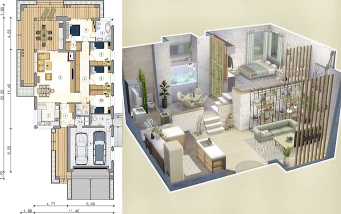 create a 3d model using sketchup and 3ds max