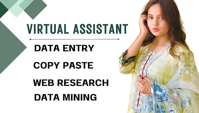 Do accurate data entry, web research, copy paste in low rate by A_samad ...