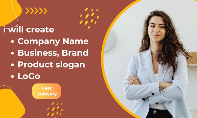 create business name, company name, slogan and blog posts