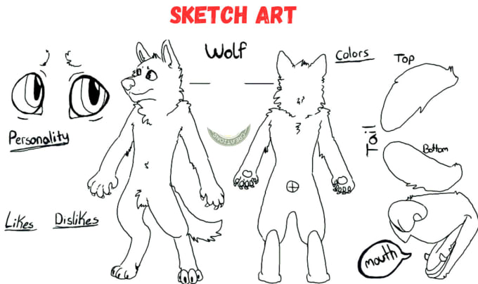 Draw Furry Reference Sheet Furry Art Couple Anime Manga Art Nsfw Sfw Fursona By Edenlouis Fiverr