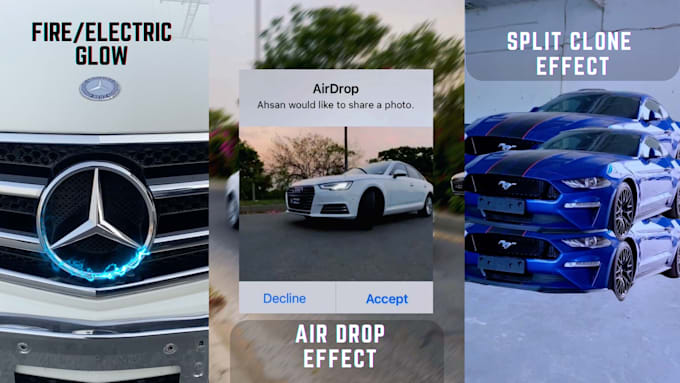 do professional car video editing