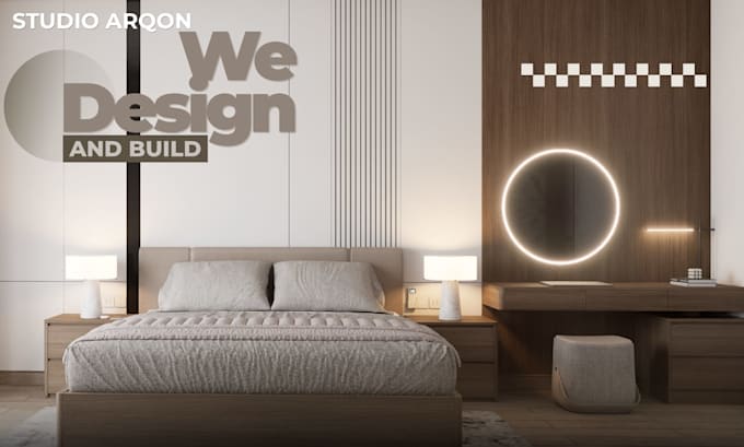 do 3d architectural design, light management for space