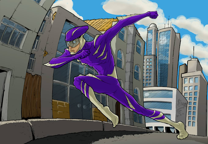 create a custom comic illustration