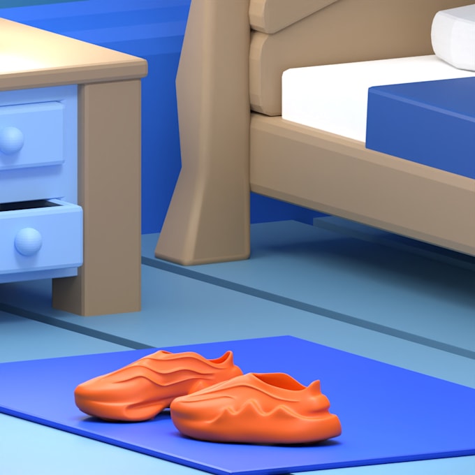 design a 3d shoe for you