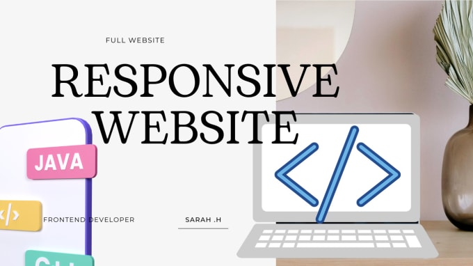 Create a good looking website using html css and js by Sarahbh05 | Fiverr