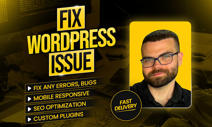 help fix wordpress issues, errors, bugs, CSS, HTML, elementor, php