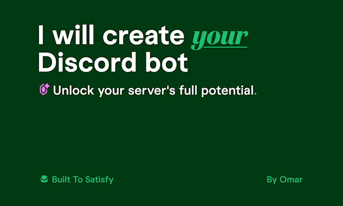 create your custom discord bot
