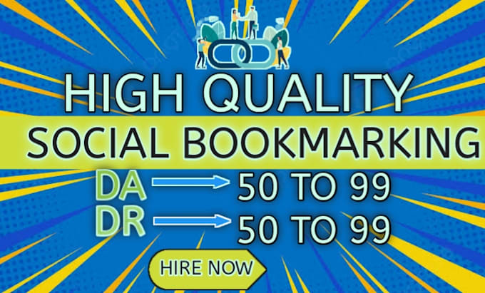 120 create high da dr backlinks social bookmarking manually