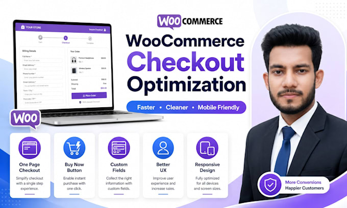optimize woocommerce checkout page for faster checkout and higher conversions