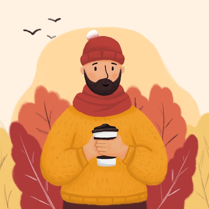 draw colorful cute childrens book illustrations