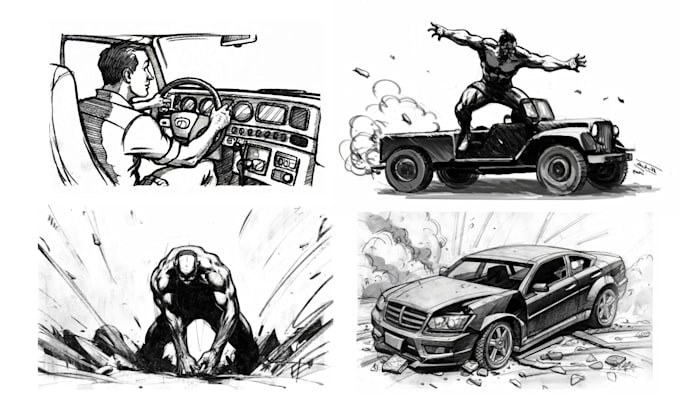 create storyboards for film comics in twenty four hours