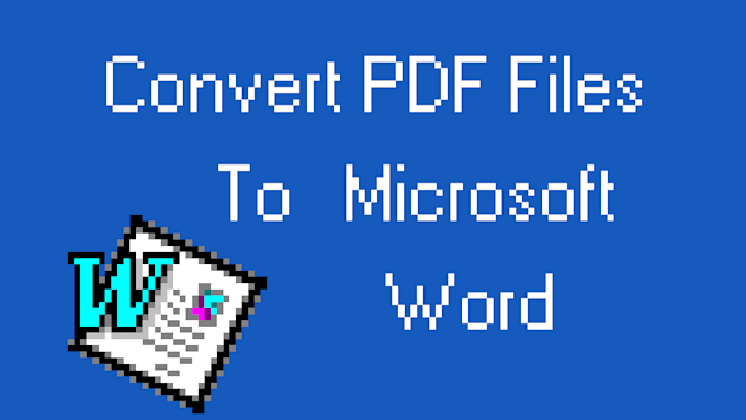 convert files to ms word