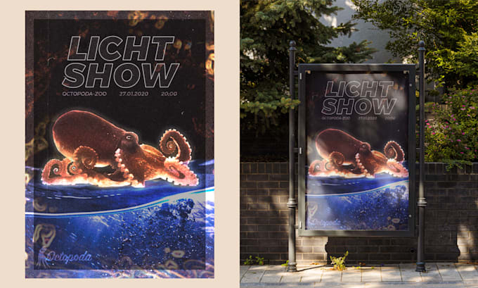 design you a professional commercial poster