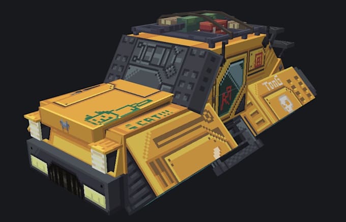 make various blockbench models for minecraft or game
