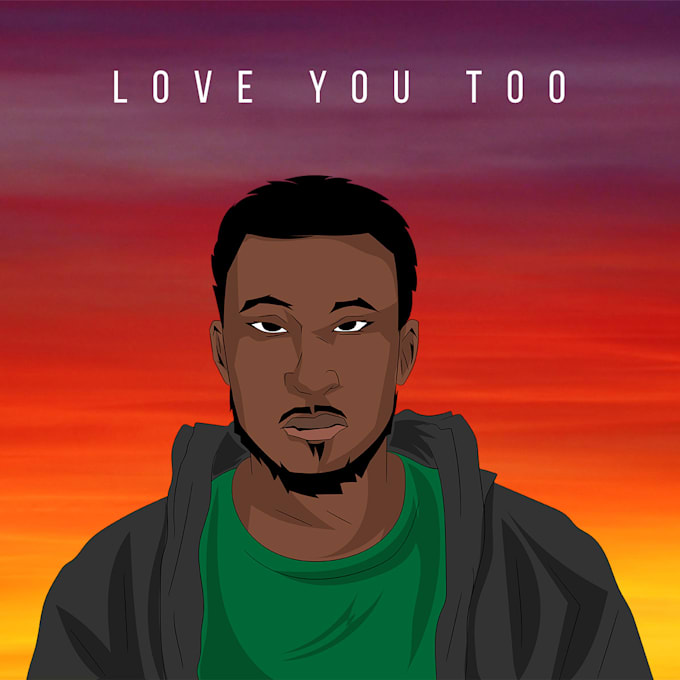 Make cartoon cover art for your song or album by Realday1 Fiverr