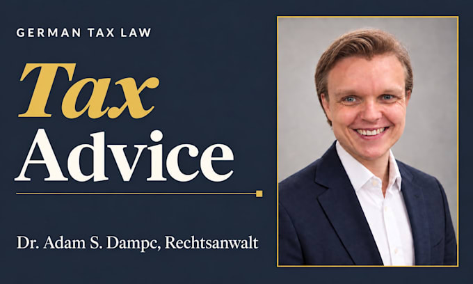 advise you on german tax law and tax planning