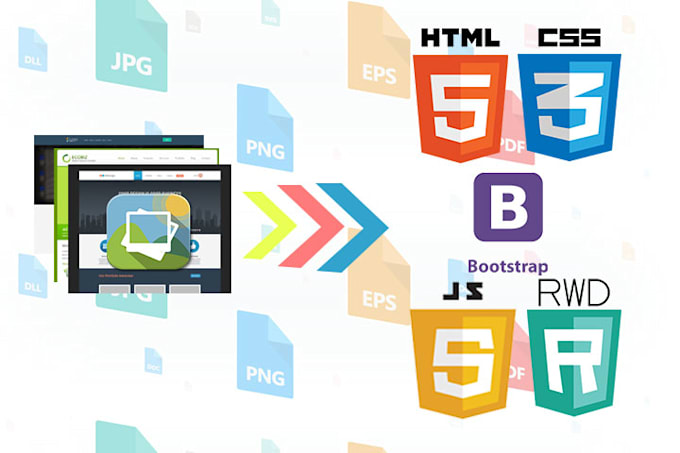 convert image,figma to responsive HTML, react, nextjs