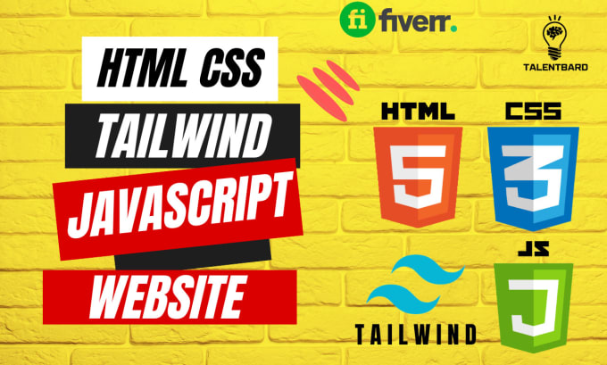 Design responsive website using html, css, tailwind and js by ...